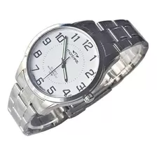 Reloj Montreal Me150 Hombre Malla Acero Sumergible 30 Mts