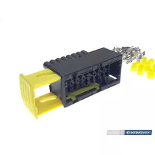 Plug Conector Do Módulo Mercedes Pld Axor Atego Kit 15 Vias
