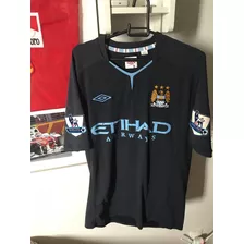 Camisa Time Futebol Umbro Manchester City Original Tevez