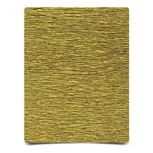 Papel Crepom Italiano Dourado Ouro Impermeavel 10 Un 48cmx2m Cor Única Única