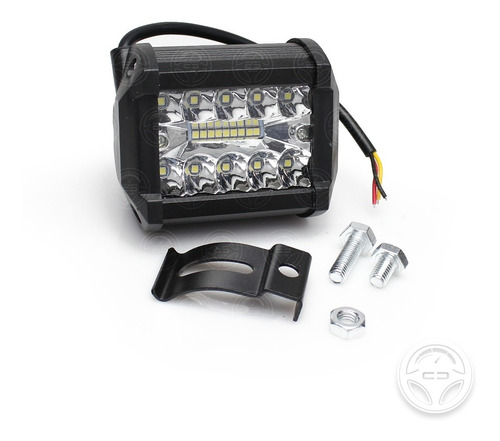 Par Faros 20 Led Barra Dually Auxiliar Estrobo Jeep 4x4 F1 Foto 8