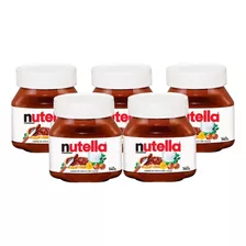 Kit 5 Creme De Avelã Nutella 140g