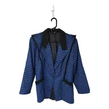 Blazer Blue Pied