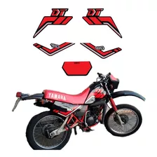 Kit Adesivos Yamaha Dtz180 1989 Preta 00329