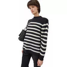 Maria Cher - Sweater Polera Rayado Maria Cher Lutton Mujer