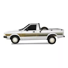 Kit Faixa/adesivo Ford Pampa 1990 1991 1992 1993 Dourada