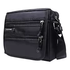 Morral Bolso Nylon Horizontal Antirrobo Cierres Grande Viaje