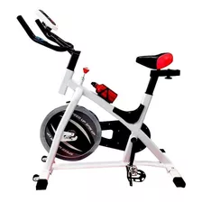 Bicicleta Fija Lumax Zgf-0188 Para Spinning Color Blanco