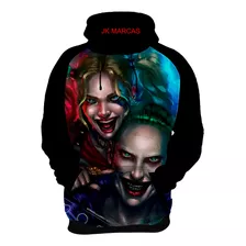 Blusa Frio Moletom Casaco Arlequina Coringa Palhaço Filme 09