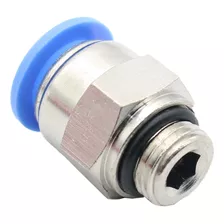 Conector Rapido Racor Recto Rosca 1/4 Manguera 12mm Ca