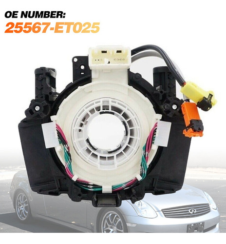 Pista Carrte Resorte Reloj Para 2004-2006 Infiniti G35 Foto 6