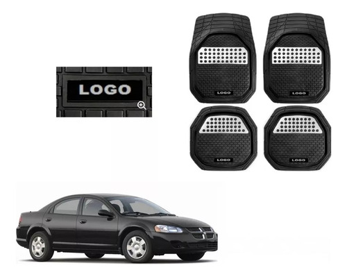 Foto de Tapetes 4pz Bandeja 3d Logo Dodge Stratus 2001 - 2005 2006