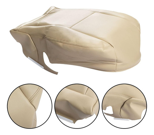 Funda Asiento Piel Izqu. Beige Toyota Tundra Sequoia 02-04 Foto 4