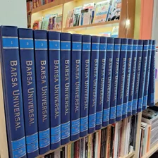 Enciclopédia Barsa Universal 18 Volumes Azul Ed. Luxo