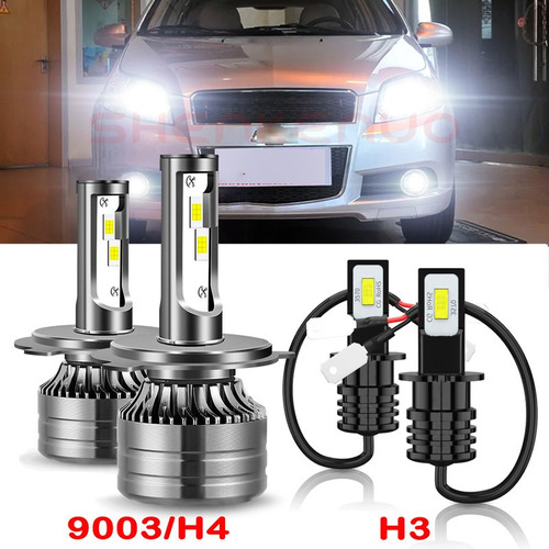 H3 H4 9003 Luz Alta Y Baja Kit De Focos Led Para Chevrolet Foto 10