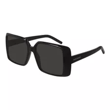 Lentes De Sol Shiny Black Saint Laurent Sl451001