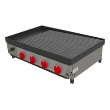 Churrasqueira Char Broiler A Gás Chapa Americana Grelha Inox