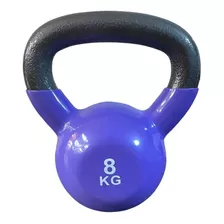 Pesa Rusa Kettlebell 8kg Acero Y Vinilo