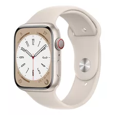 Apple Watch S8 45mm Gps Celular Pulseira Esportiva Estelar Cor Da Pulseira Estelar/padrão