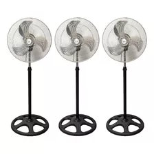 Ventilador De Pie 18 Pulgadas 3 Aspas X 3 Unidades