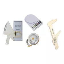 Kit Adipometro + Cinta Bmi + Vitruvian + Gramera