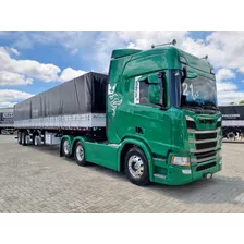 Scania R450 6x2 Highline Ano 21 + 4 Eixo Facchini 0km 14x2mt