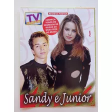 Revista Pôster Tv Mania Nº 36 - Sandy E Júnior - 2002