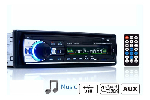 Radio Para Carro Usb Aux Sd Excelente Sonido  Bluetooth