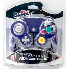 Control Compatible Con Wii Gamecube Púrpura Old Skool