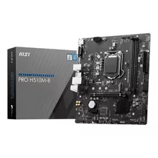 Motherboard Msi H510m-b 10 Gen Socket 1200 Color Negro