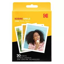 Kodak 3.5x4.25 Inch Premium Print Photo Paper (20 Shee...