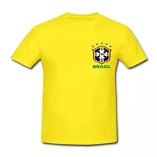 Camisa Camiseta Personalizada Com Nome Seleção Brasileira