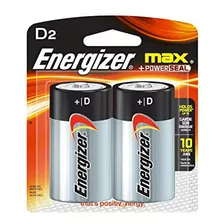 Las Pilas Energizer Max D, Doble Paquete De E95bp-2 Alcalina