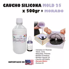 Caucho Silicona Mold 25 Estaño Liquido Moldes X500gescultura