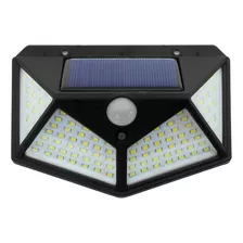 Luminária Solar Parede Led C/ Sensor Balizador Jardim Extern