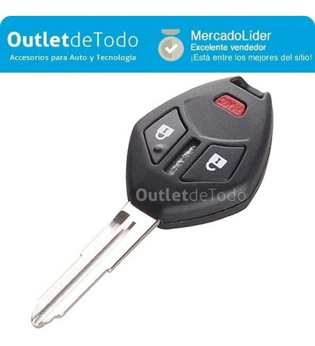 Carcasa Llave Control Mitsubishi Lancer Endeavor 3 Botones Foto 3