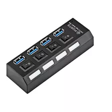 Hub Usb 4 Portas 3.0, Com Interruptor, 7873, Md9