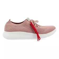 Sneaker Pasqualini Eco-amarilis Nude Para Dama