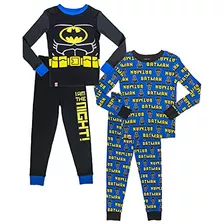 Juego De Pijama Lego Batman Boys 2 Por 1 De Algodón, Talla 8