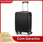 Mala De Bordo Rígida Sweet Studio Em Abs Com Rodas 360° Para Viagem Preto Mala 2075