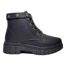 Bota Botinha Coturno Infantil Feminina Original Promoção