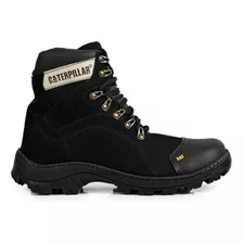 Bota Coturno Botina Caterpillar 100% Couro Lançamento Oferta