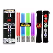 Palillos De Sable De Luz Light Up Wars Led Luz Brilla...