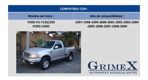 Espejo Ford Lobo F150 1997-1999-2000-2001-2003 Negro Manual Foto 4