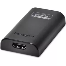 Kensington Vu - Adaptador De Vídeo Usb 3.0 A Hdmi 4k (kww).