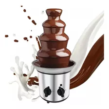 Fonte Cascata Chocolate Luxo Grande 4 Torres Eletrica