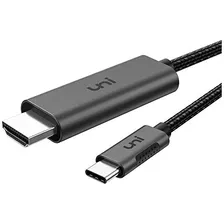 Uni Cable Usb C A Hdmi (4k @ 60hz), Cable Usb Tipo C A Hdmi