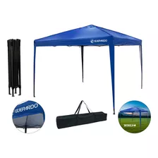 Tenda Gazebo C/ Bolsa Transporte Sanfonado Em Aço 3x3 