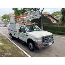 Ford F4000 Caminhão Cesto Aéreo 13metros Isolado Sky Ritz