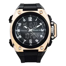 Reloj Pulsera Eurotime Anadigi Wr 100mts